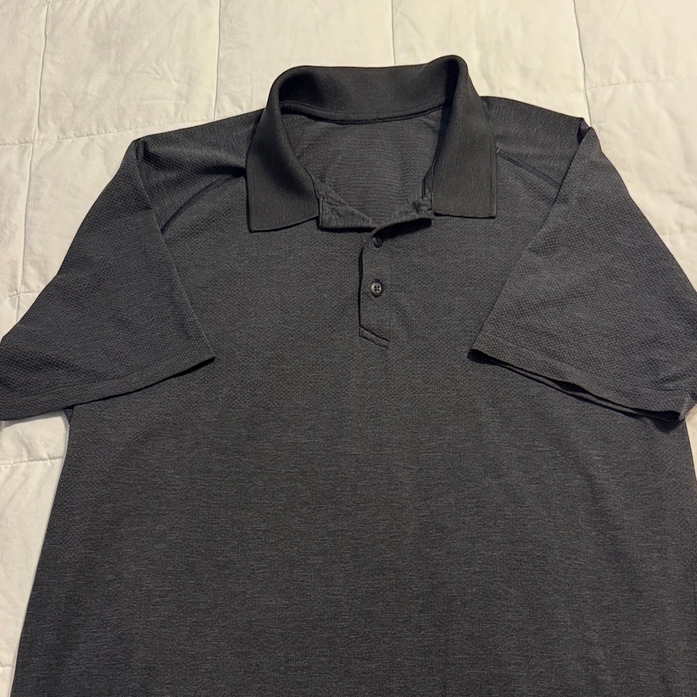 Men's lululemon Classic Gray Polo Shirt XL